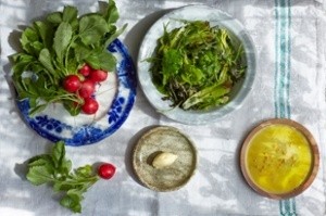 Radishes and butter