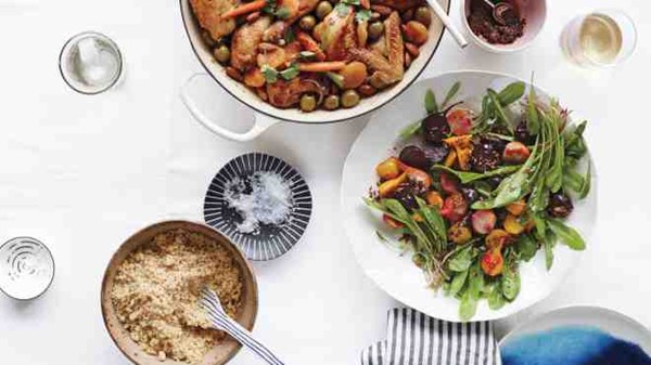 Radishes and peanut butter