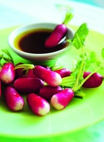 Radishes with bagna cauda