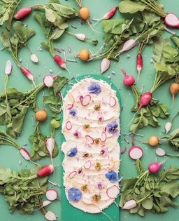 Radishes with butter & honey