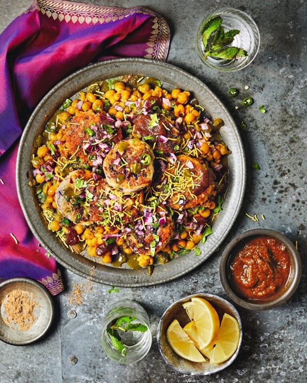 Ragda patties chaat 