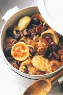 Ragout of lamb and fava beans