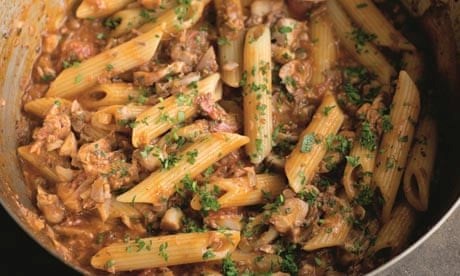 Ragù of red mullet with penne