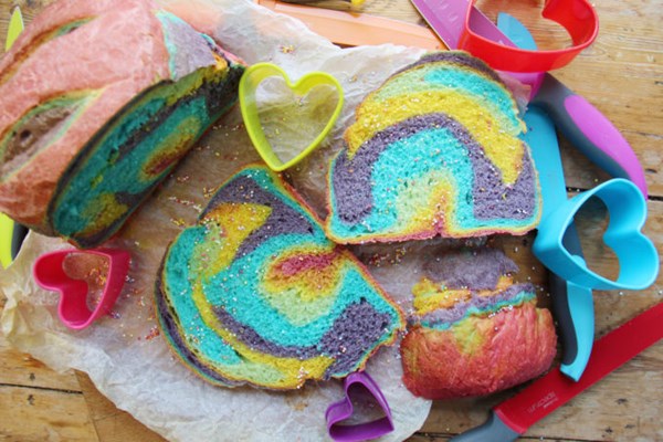 Rainbow bread