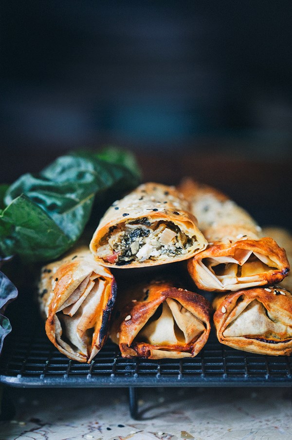 Rainbow chard & feta cheese börek