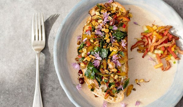 Rainbow chard kimchi