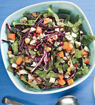 Rainbow chopped salad