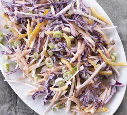 Rainbow coleslaw