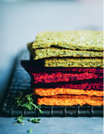 Rainbow flatbreads