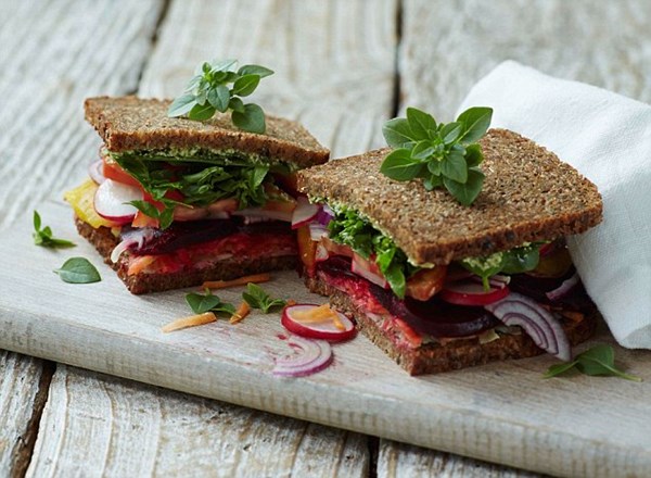 Rainbow sandwich