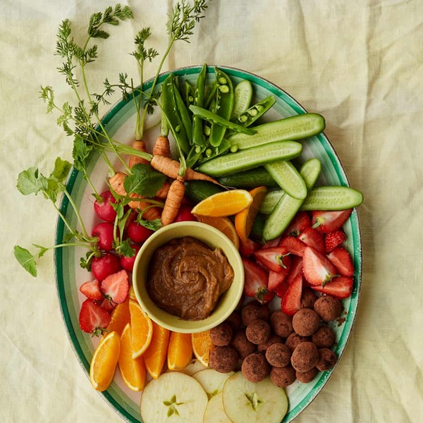 Rainbow snack platter