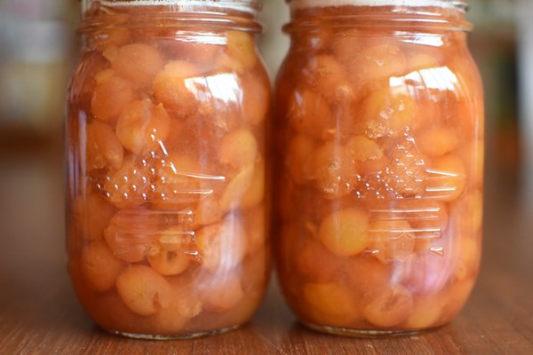 Rainier cherry almond preserves