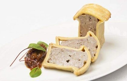Raised game pie