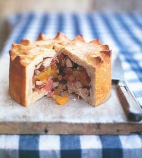 Raised hare pie