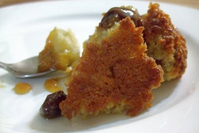 Raisin banana butterscotch pudding