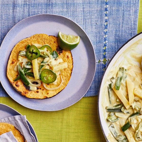 Rajas con crema 