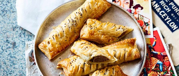 Rajasthani sausage rolls