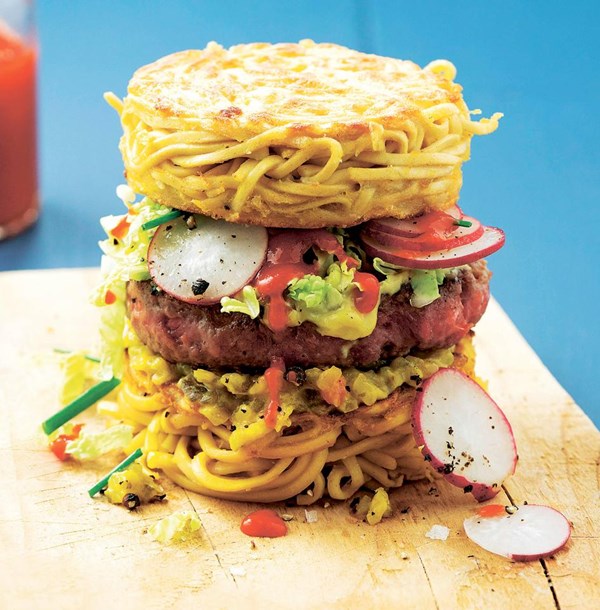 Ramen burger