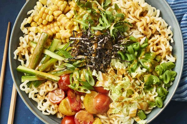 Ramen noodle salad [Leina Horii]