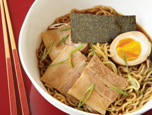 Ramen with chashu pork from 'Hiroko's American Kitchen' (Cook the Book)