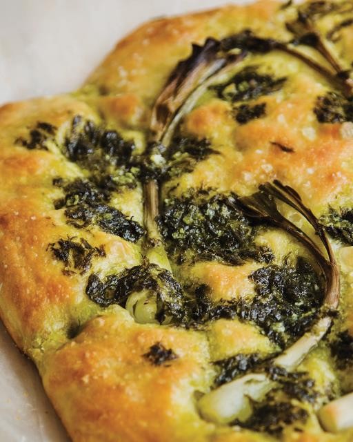 Ramp & parsley bread