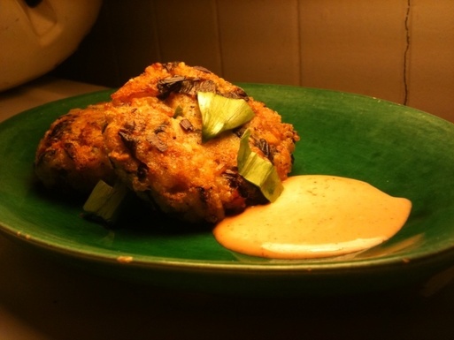 Ramp rice cakes