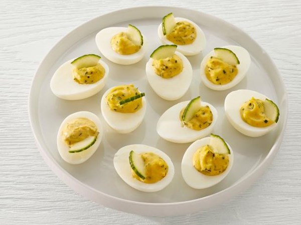 Ranch deviled eggs