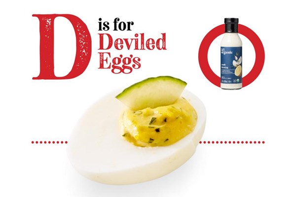 Ranch deviled eggs