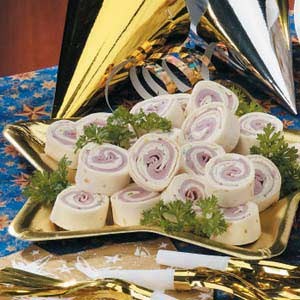 Ranch ham roll-ups