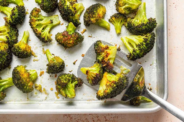 Ranch seasoned roasted broccoli