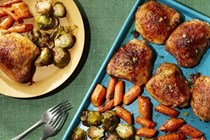 Ranch sheet pan chicken 
