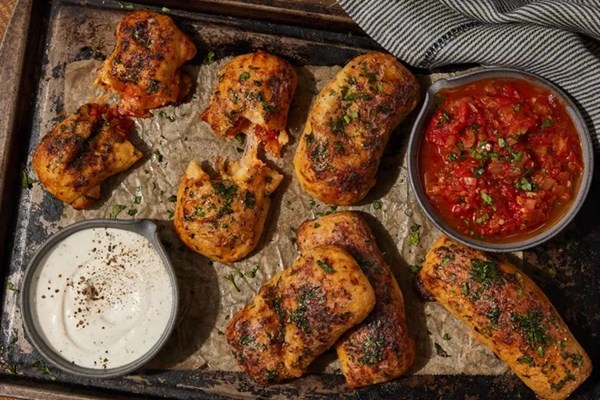Ranchy pizza pockets