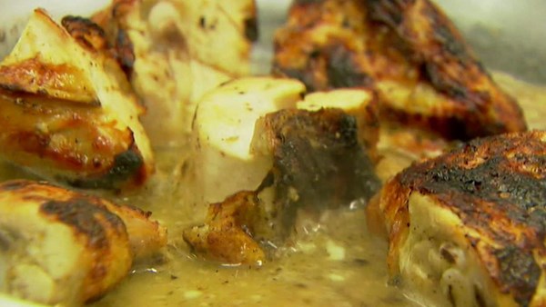 Rao's famous lemon chicken (Pollo al limone) [Frank Pellegrino]
