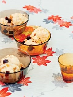 Rapadura ice cream with cachaça & coffee jelly