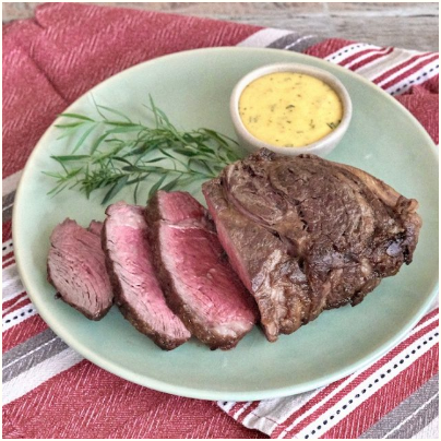 Rare roast beef