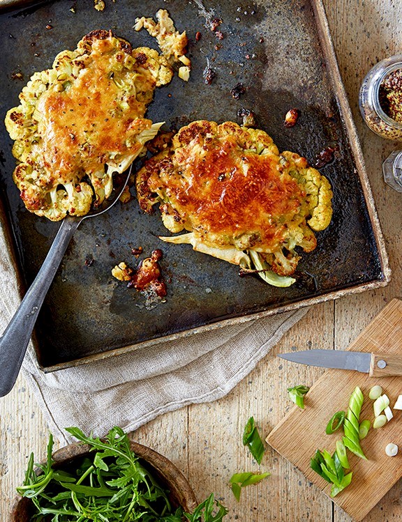 Rarebit cauli steaks