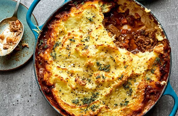 Rarebit cottage pie