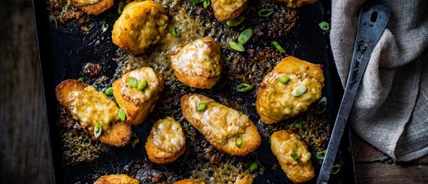 Rarebit roasties