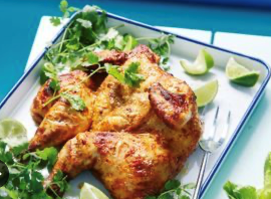 Ras el hanout, yoghurt and lime grilled chicken