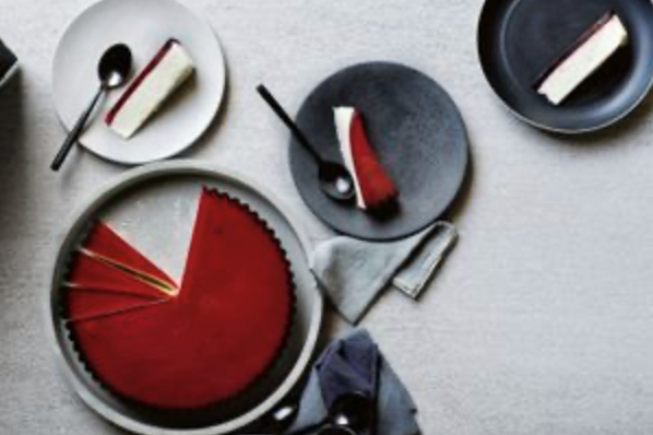 Raspberry and white chocolate flan