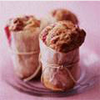 Raspberry apple muffins