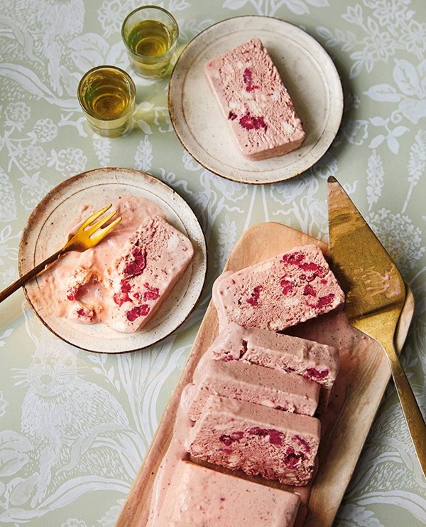 Raspberry, balsamic & peppercorn parfait 