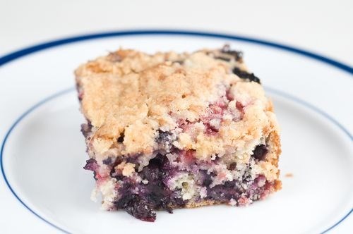 Raspberry-blueberry buckle