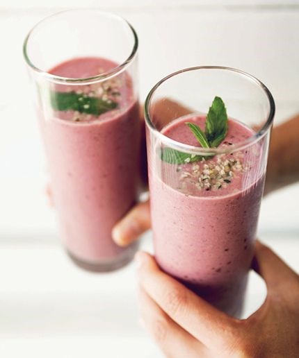 Raspberry breeze smoothie