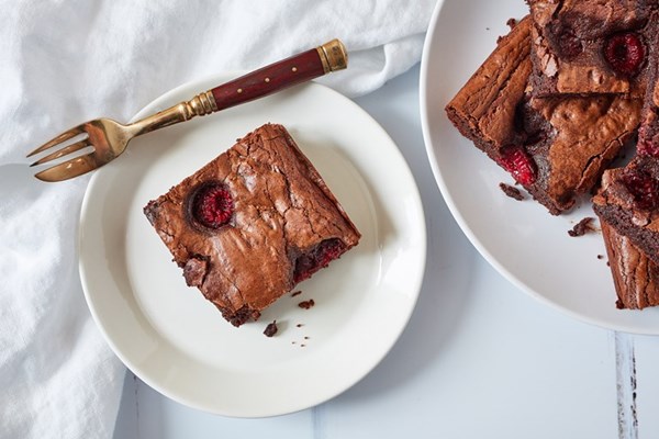  Raspberry brownies