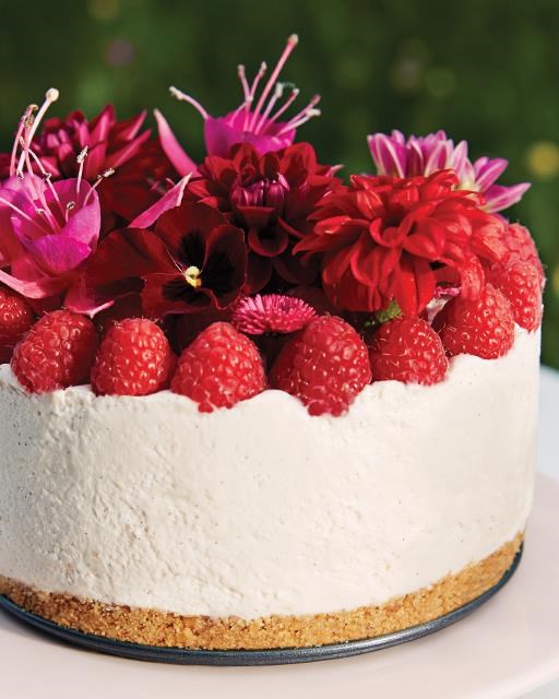 Raspberry cheesecake