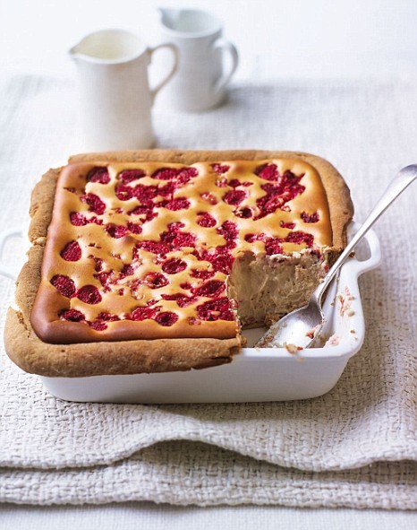 Raspberry cheesecake pie