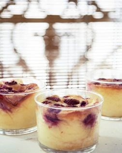 Raspberry clafoutis