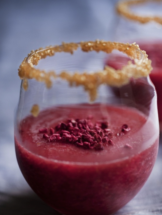 Raspberry, clementine and ginger