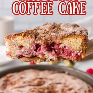 Raspberry coffee cake